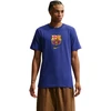 Vyriški marškinėliai Nike FC Barcelona mėlyna IM1659 455 (L)