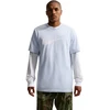 Vyriški marškinėliai Nike Nsw Tee Icon Swoosh melsva DC5094 408 (M)