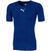 Puma LIGA Baselayer SS vyriški marškinėliai mėlyni 655918 02 (M)