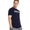 Vyriški marškinėliai Under Armour Camo Chest Stripe tamsiai mėlyna 1376830 410 (M)