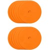 SMJ sport ZPO-O plokšti lauko žymekliai - apvalūs, 15 cm, 12 vnt. oranžiniai