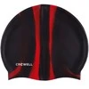 Maudymosi Kepuraitės Silikonas Crowell Multi Flame Juodai Raudonas Col.02
