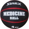 Medicinis kamuolys SMJ, 4kg, juodas-raudonas