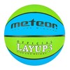 Krepšinio Kamuolys METEOR LAYUP #3 Mėlyna-Žalia