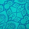 Spokey MANDALA MAT Neslystantis jogos kilimėlis, Antialerginis, bekvapis, atsparus drėgmei, 183 x 61 x 0,4 cm, turkis