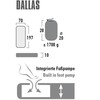 High Peak Dallas 197x70x10 čiužinys (41032)
