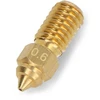 0.6 mm antgalis Elegoo Neptune 4/4 Pro 3D spausdintuvams - 1.75 mm filamentas - žalvaris