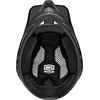 1 STATUS DH/BMX Šalmas Carby Sidabrinis viso veido šalmas, dydis XL (61-62 cm) (NAUJIENA)