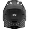 1 STATUS DH/BMX Šalmas Carby Sidabrinis viso veido šalmas, dydis XL (61-62 cm) (NAUJIENA)