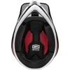 1 STATUS DH/BMX Šalmas Carby Sidabrinis viso veido šalmas, dydis XL (61-62 cm) (NAUJIENA)