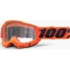 Orange Oranžinis 100% MAIŠELIS 2 Oranžinis Goggles (nuo fog iki skaidraus, LT 88% -92%)