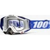 100% Google 100% RACECRAFT MAILEN (permatomas magistralės anti- fog + 10 Tarpai) (NAUJA)