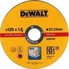 DeWalt plonas greito pjovimo nerūdijančio plieno diskas 125X1X22,23 mm - 10 vnt. DT43972-QZ