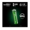 „Coast AA“ įkraunamos baterijos 1,5 V, 2400 mAh, USB-C, 4 vnt.
