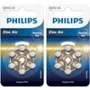 Baterija Philips Zinc Air 1.4V 6 lizdinės plokštelės (PR41 / ruda skirtukas)