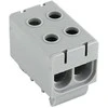 2 bėgių bėgio jungtis Cu: 2,5-50 mm2 Al: 6-50 mm2 Pawbol pilka E.4150/SZ