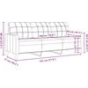 Sofa Sofos komplektas su pagalvėlėmis, 2 dalių, rožinis, aksomas