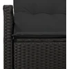 Sodo sofa su pagalve 120 x 62 x 69 cm poliratanas