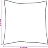 Pagalvė su pagalve 2 pcs Balta 60 x 60 cm Plunksna