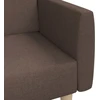 Dvivietė sofa-lova, taupe spalvos, audinys