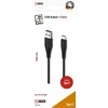 2GO Ladekabel USB kabelis - juodas - 100 cm, skirtas USB Type-C