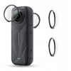 2x apsauginiai stikliniai objektyvo dangteliai, skirti „Insta360 X5“ grūdinto stiklo H9 K&amp;f / Kf31.185
