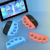 JYS 2x Bokserski laikiklis JYS-NS2298, skirtas Joy-con Nintendo Switch 2 / NSW2 / Fitness Boxing, mėlynas - oranžinis (SB11089)