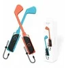 2x golfo lazdos su „Joy-con“ valdikliais, skirti „Nintendo Switch 2“ / „NSW 2“ / mėlynai oranžinei / „Jys-ns2265“