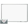 2X3 Baltas magnetinis lentos 90x60 cm su aliuminio rėmu