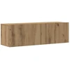 TV staliukas 3 dalių sieninis televizoriaus spintelės komplektas Artisan Oak