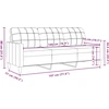Sofa Sofos komplektas su pagalvėlėmis, 3 dalių, rožinis, aksomas