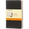 Užrašų knygutė Moleskine Cahier 9x14cm, linijomis, minkštu viršeliu, juodos spalvos