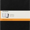 Užrašų knygutė Moleskine Cahier 19x25cm, linijomis, minkštu viršeliu, juodos spalvos, 3 vnt