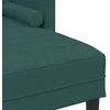 Sofa Sofos komplektas su pagalve Tamsiai žalia Poliesteris