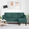 Sofa Sofos komplektas su pagalve Tamsiai žalia Poliesteris