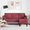 Sofa Sofos komplektas Vyno raudona 173 x 131 x 67 cm Poliesteris