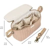 3 Sprouts 3 Sprouts Opbevaringskurv til klap- og barnevogn (Organizer), Quilt/Sennep