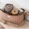 3 Sprouts 3 Sprouts Opbevaringskurv til klap- og barnevogn (Organizer), Quilt/Sennep