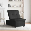 Ištraukiama sofa-lova Juodas 194 x 67 x 82 cm Mikropluoštas