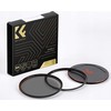 3in1 poliarizacinių filtrų rinkinys su magnetiniu žiediniu dangteliu K&f 67 mm / Sku.1705
