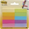 3M POST-IT INDEKSAVIMO ŽYMES 12,7X44,4MM 670-10AB POPIERIUS 10X50 LAPŲ NEONAS