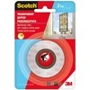 3M Dvipusė skaidri montavimo juostelė Scotch 4004 TRANSPARENT, 19 mm x 1,5 m