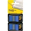 3M POST- IT ® indeksavimo lentelės (680- B2EU), PP, 25x43mm, 2x50 kortelės, mėlyna - 051141920603
