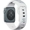 3mk silikoninė Watch apyrankė Apple Watch 38 / 40 / 41 mm - baltos spalvos