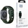 3mk silikoninis dirželis laikrodžiui Apple Watch 38 / 40 / 41 mm - žalios spalvos