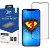 3MK HardGlass Max Lite, skirtas iPhone 12/12 Pro, Juodas, ekrano apsauga nuo pirštų atspaudų