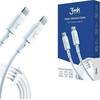 USB kabelis 3mk Hyper Silicone Cable Type-C 60W 3A 1m
