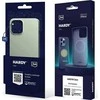 Dėklas 3Mk Protection 3 mk Hardy silikoninis „MagCase“, skirtas iPhone 15 - žalias