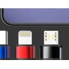 3Mk Protection 3mk Hyper Cable N-SERIES 3 in 1 USB-A / Lightning / Micro 1.2m 9V/2A 18W - juodas