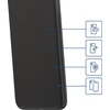 3Mk apsauginis matinis dėklas Motorola Edge 2024 telefonui - Juodas